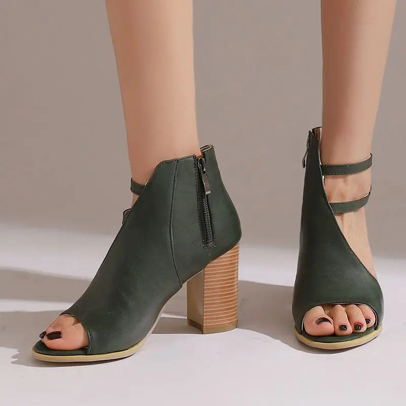 Vienna Twin Strap Heels