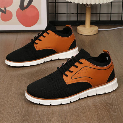 Braxton Mesh & Leather Sneakers