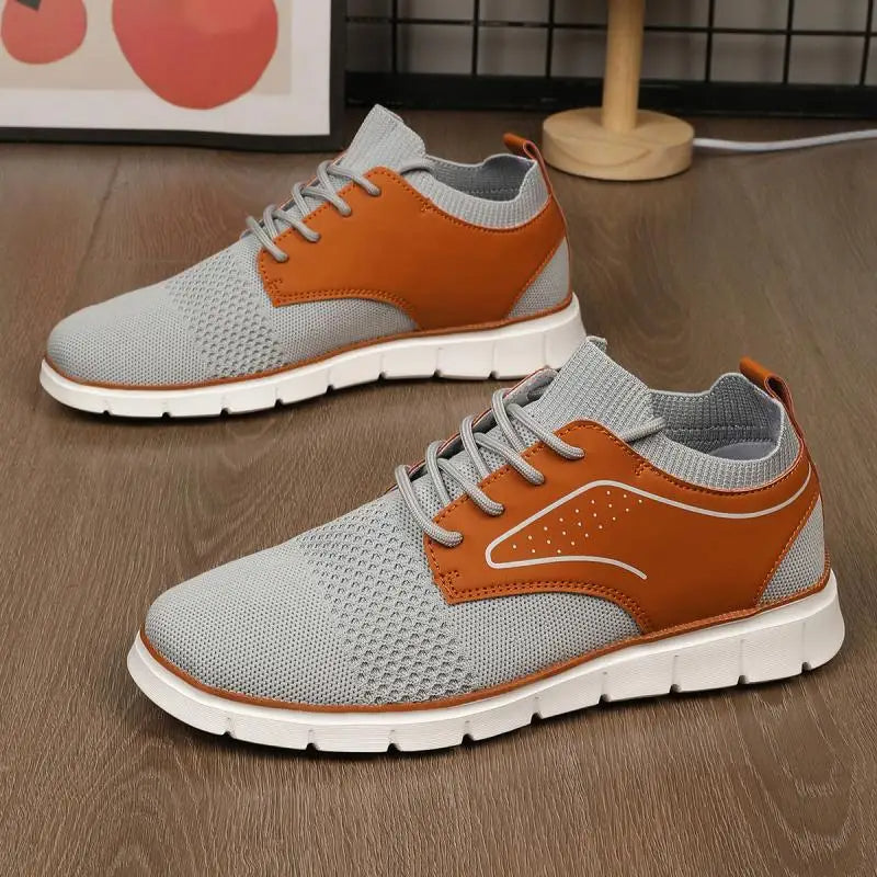Braxton Mesh & Leather Sneakers