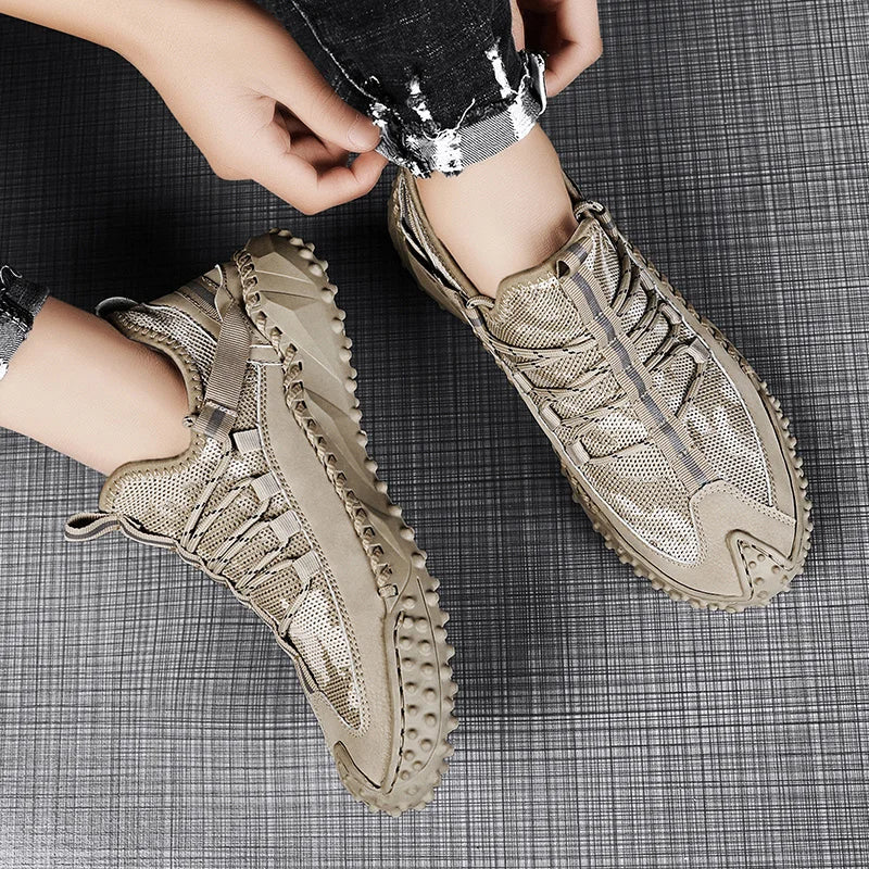 Stratos Genuine Leather Sneakers