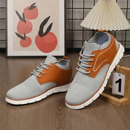 Braxton Mesh & Leather Sneakers