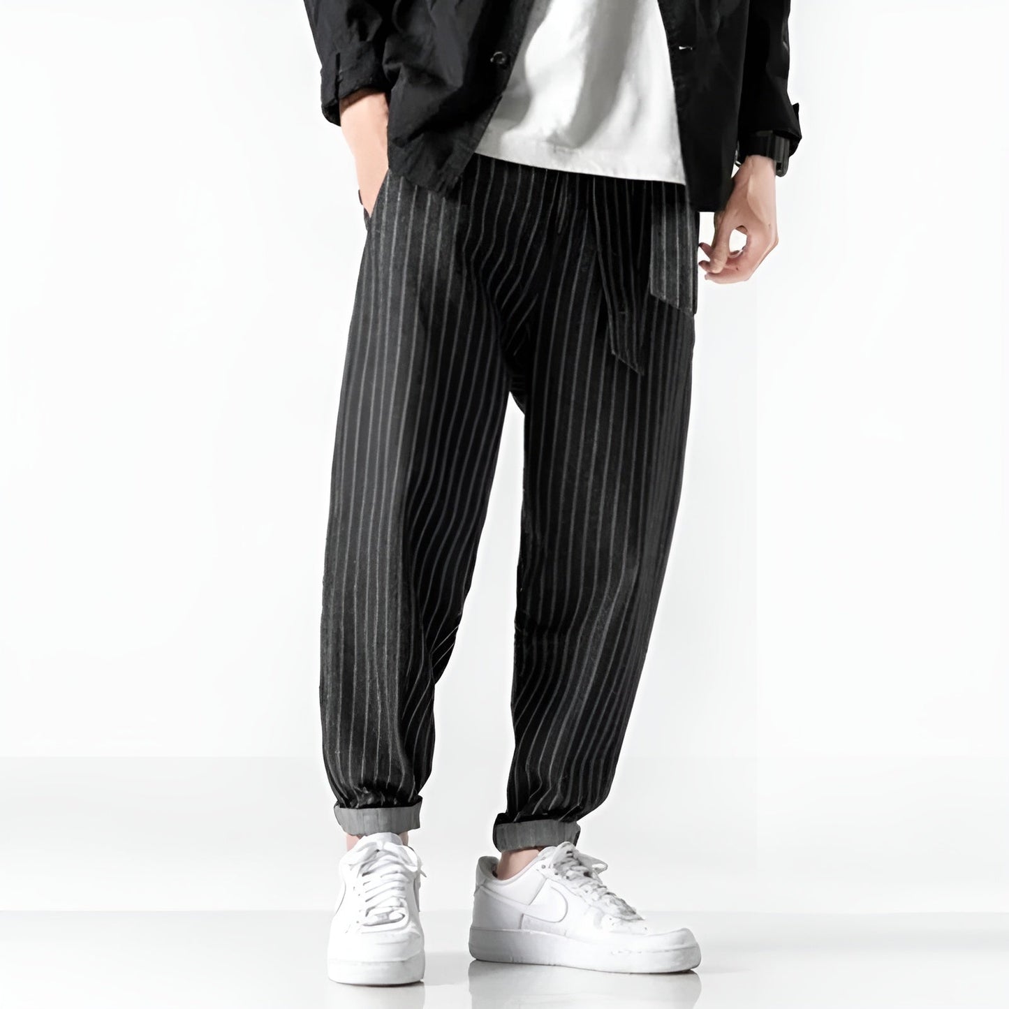 Rivertown Pinstripe Denim Pants