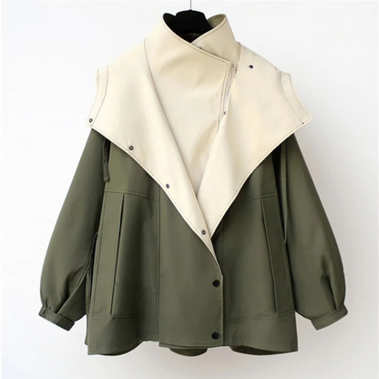 Elara Two-Tone Windbreaker
