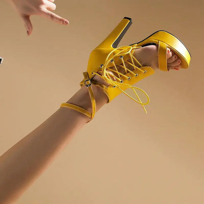 Elara Corset High Heels