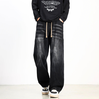 Malone Washed Denim Joggers