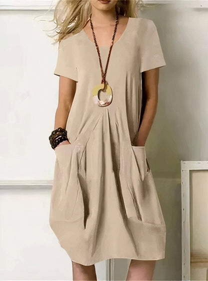 Bayside Cotton Pocket Dress