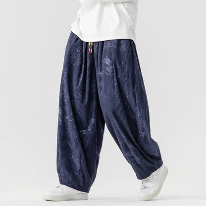 Voyager Wide-Leg Corduroy Pants