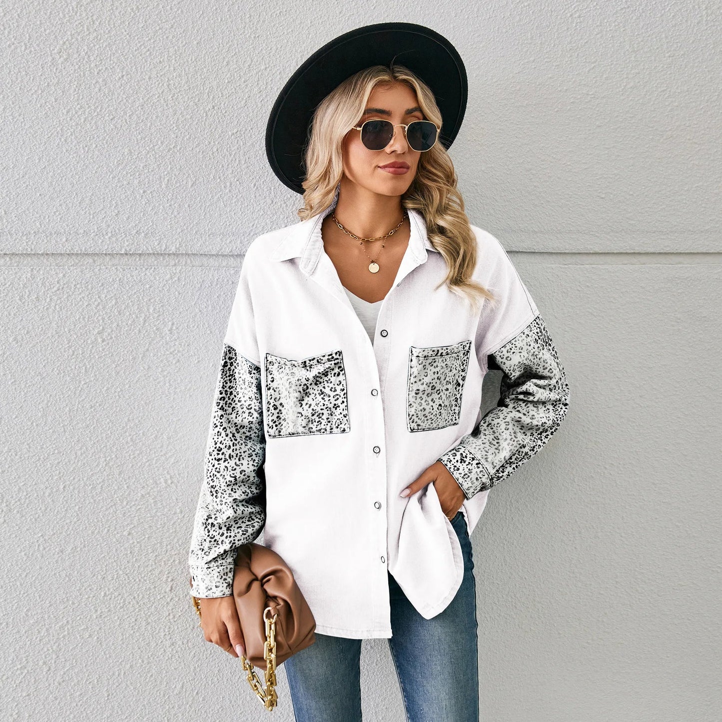 Savannah Patch Denim Shirt