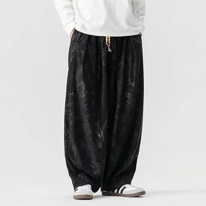 Voyager Wide-Leg Corduroy Pants