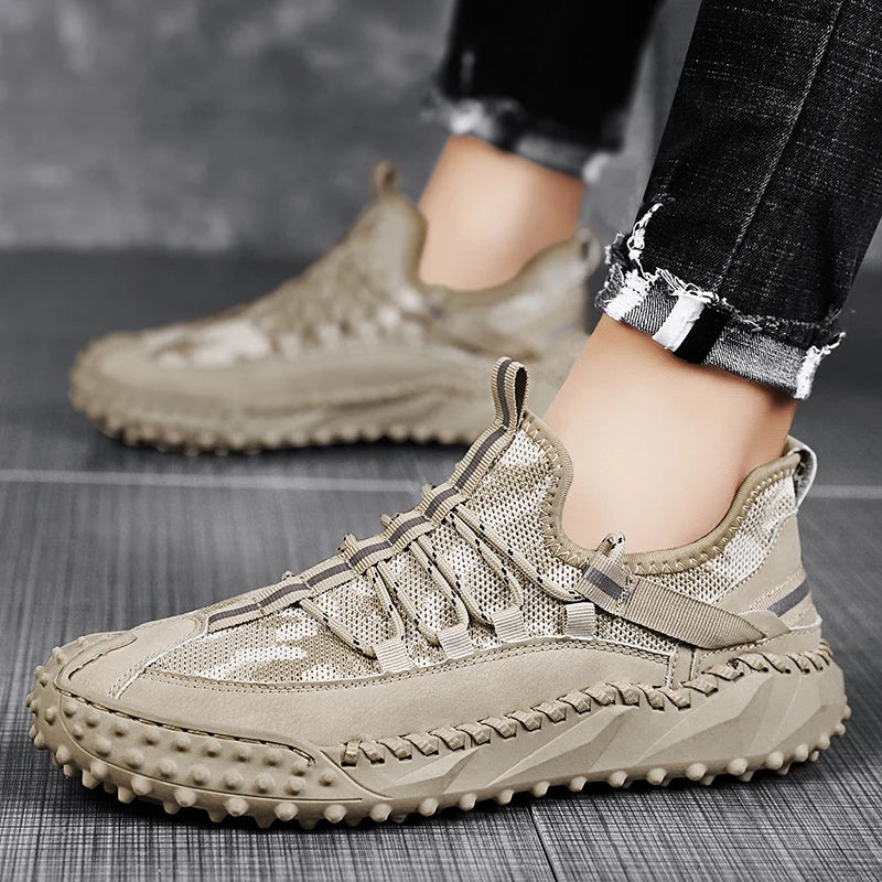 Stratos Genuine Leather Sneakers