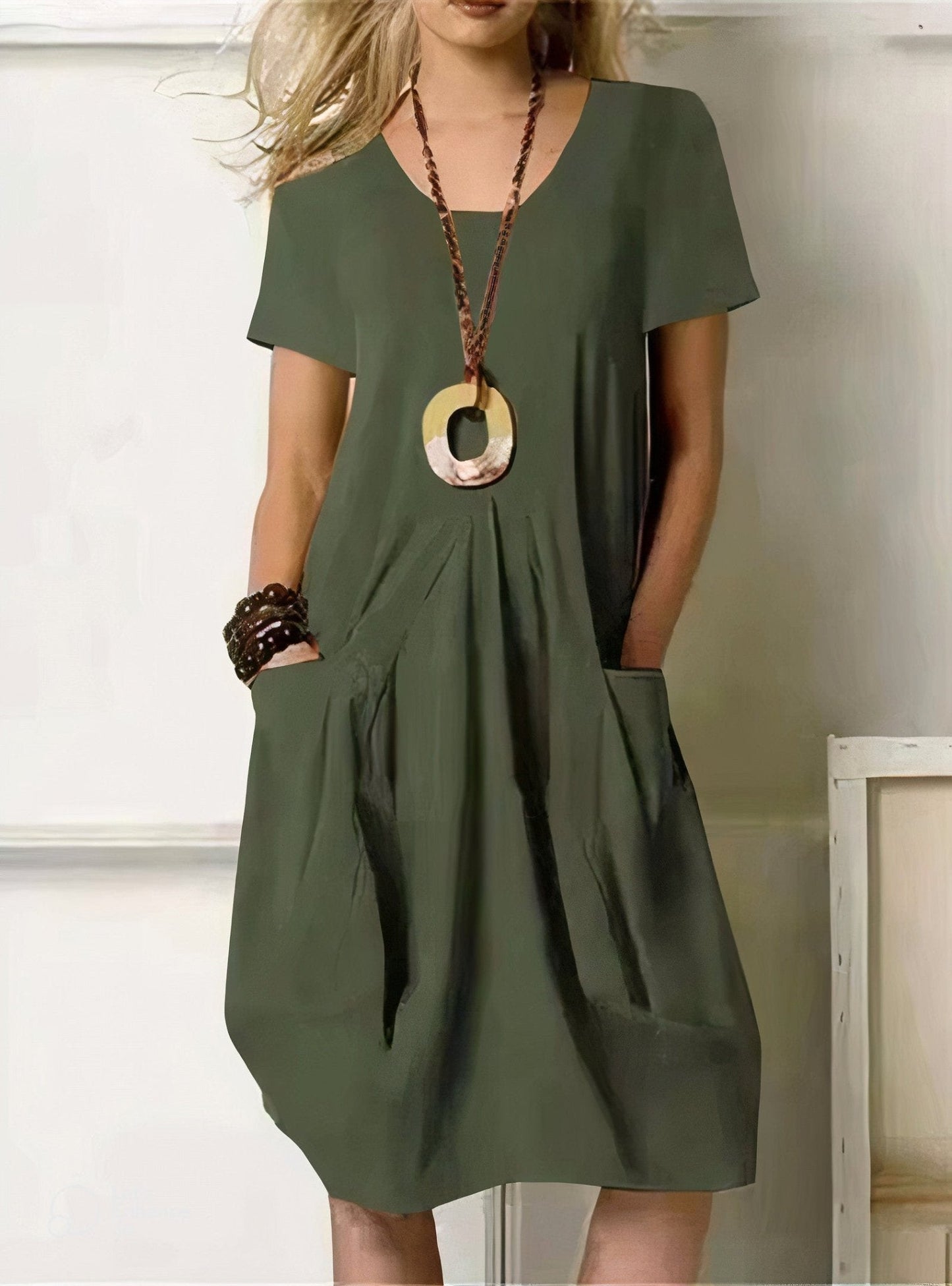 Bayside Cotton Pocket Dress