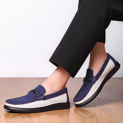 Harrison Cow Suede Bit Loafers