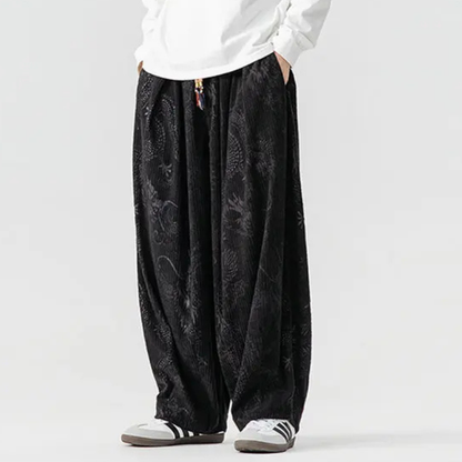 Voyager Wide-Leg Corduroy Pants