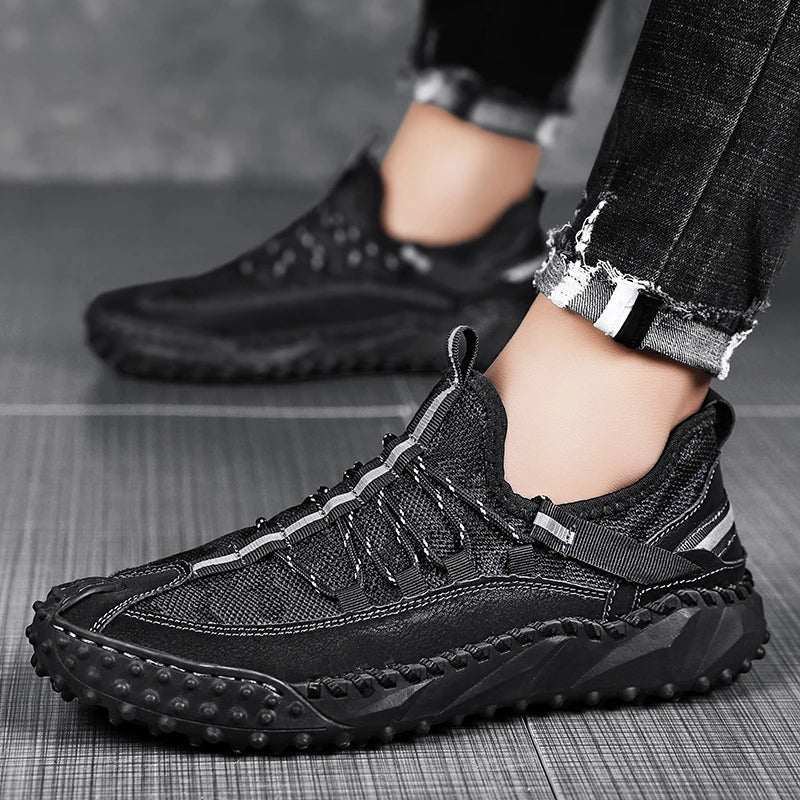 Stratos Genuine Leather Sneakers