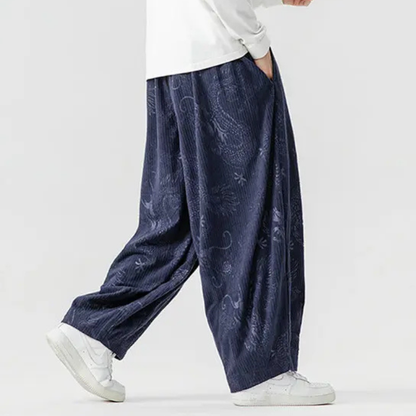Voyager Wide-Leg Corduroy Pants