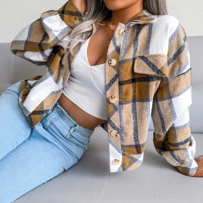 Altera Checkered Plaid Jacket