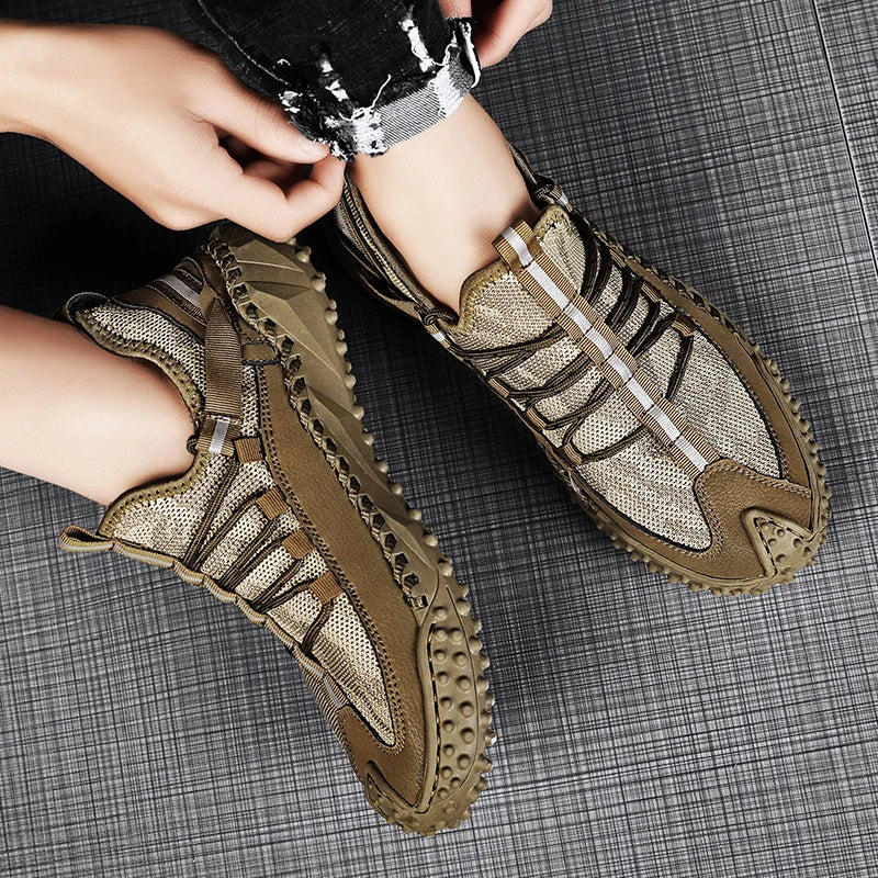 Stratos Genuine Leather Sneakers