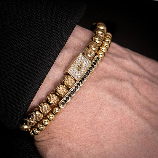 Sterling Pavé Bar Bracelet
