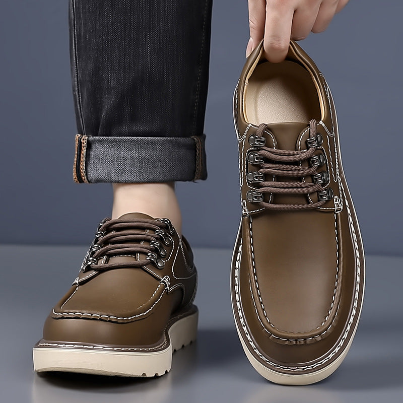 Hudson Lace-Up Leather Shoes