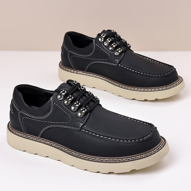 Hudson Lace-Up Leather Shoes