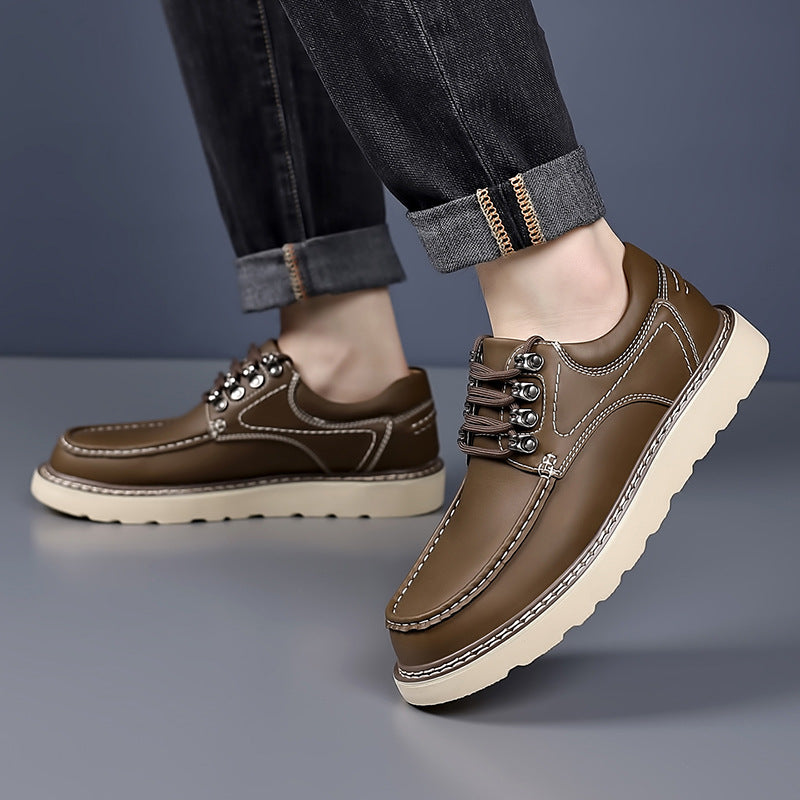 Hudson Lace-Up Leather Shoes