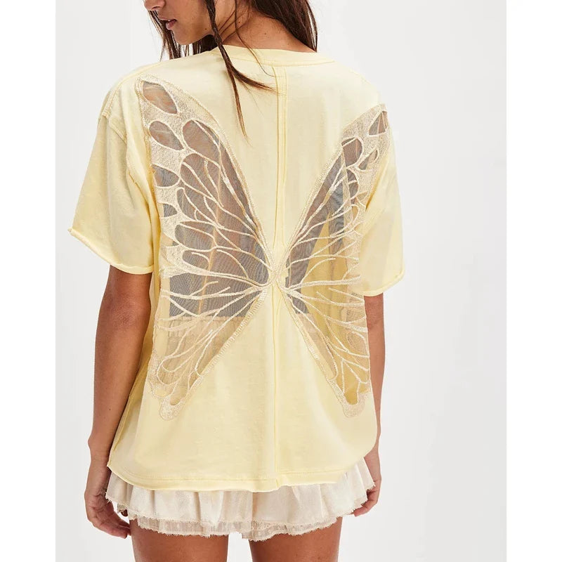 Nyra Cutout Butterfly Tee