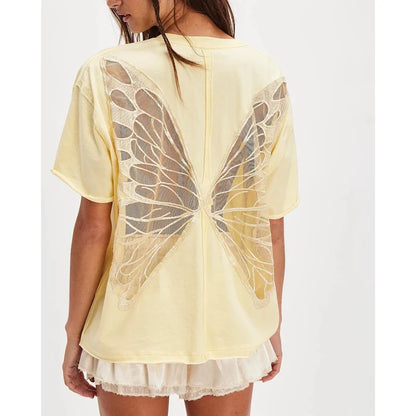 Nyra Cutout Butterfly Tee