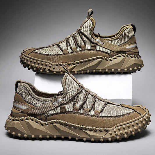 Stratos Genuine Leather Sneakers