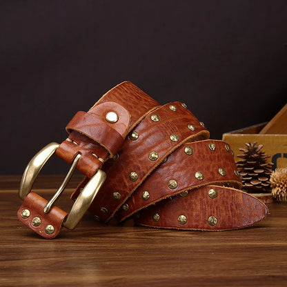 Oakridge Genuine Cowhide Leather Belt