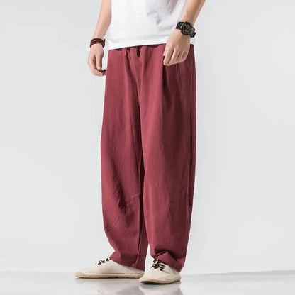 Terrace Cotton Linen Trousers