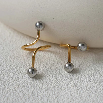 Astria Twin Curve Ring Set