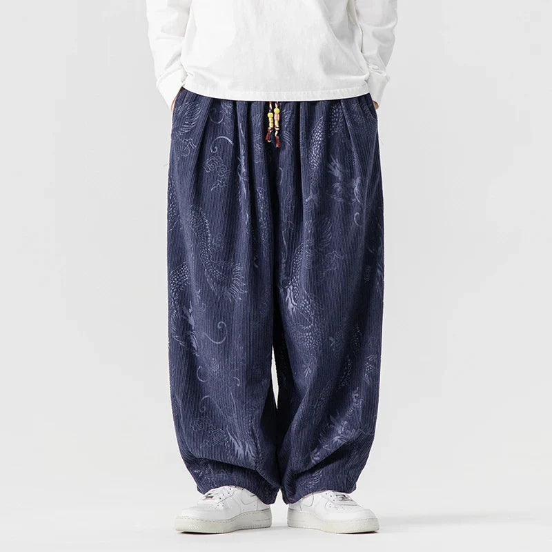 Voyager Wide-Leg Corduroy Pants