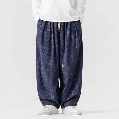 Voyager Wide-Leg Corduroy Pants