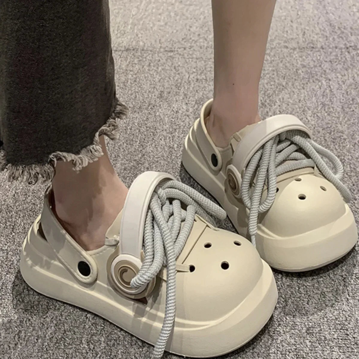 Nora Lace Clogs