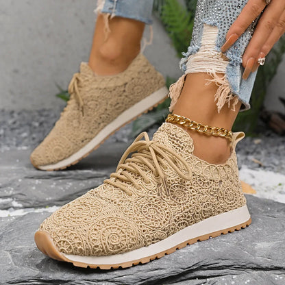 Valencia Spiral Lace Sneakers