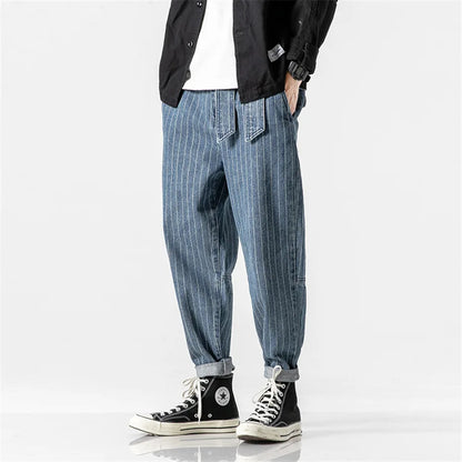 Rivertown Pinstripe Denim Pants
