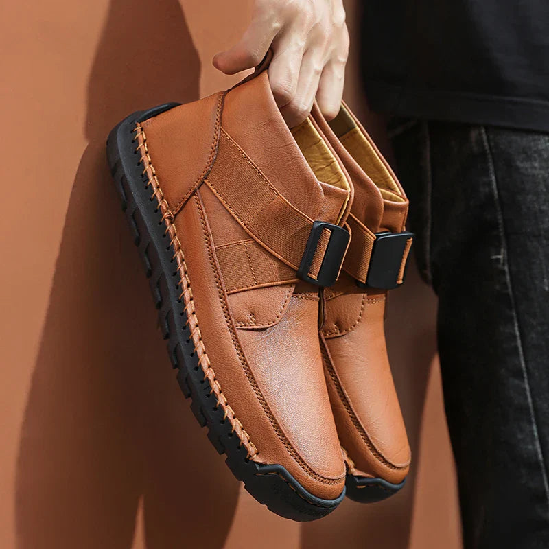Redwood Genuine Leather Loafer Boots