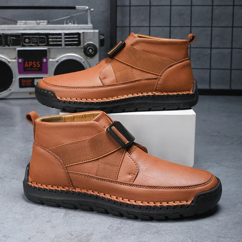 Redwood Genuine Leather Loafer Boots
