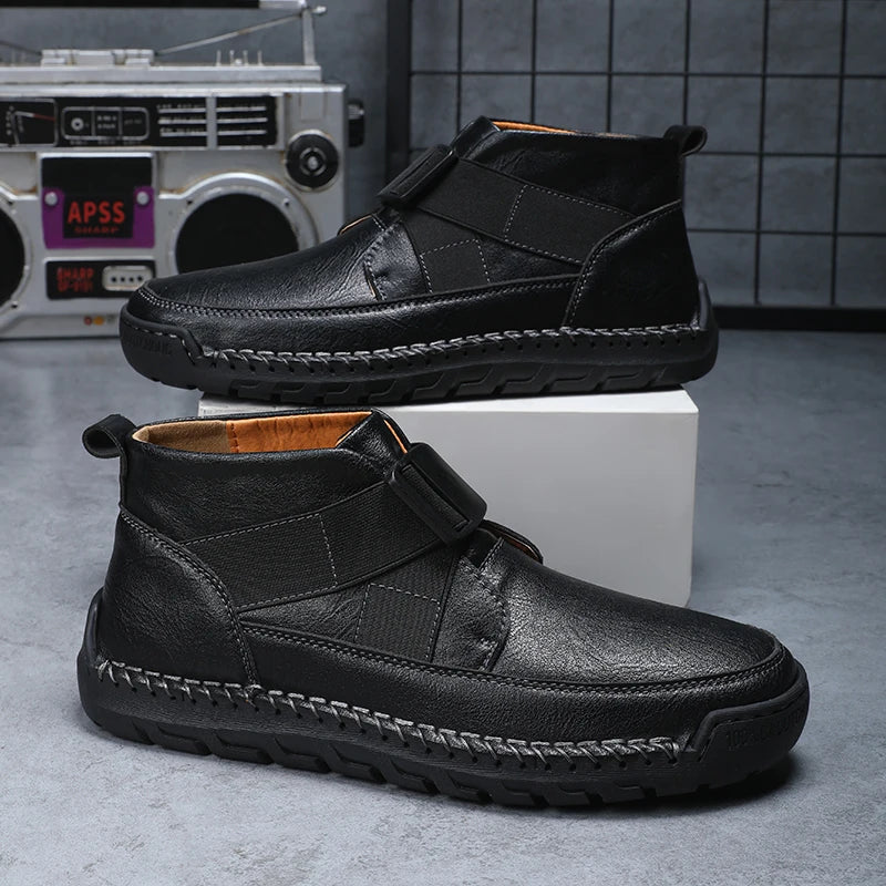 Redwood Genuine Leather Loafer Boots