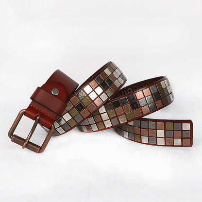 Gridlock Genuine Leather Belt