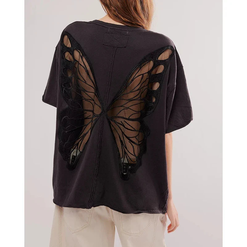 Nyra Cutout Butterfly Tee