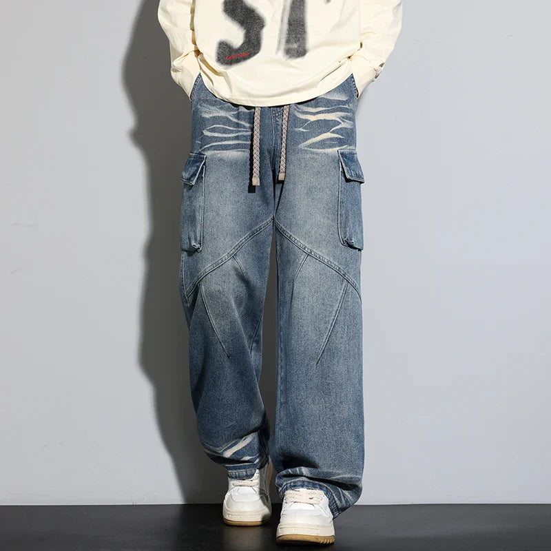 Metro Wide-Leg Cargo Jeans