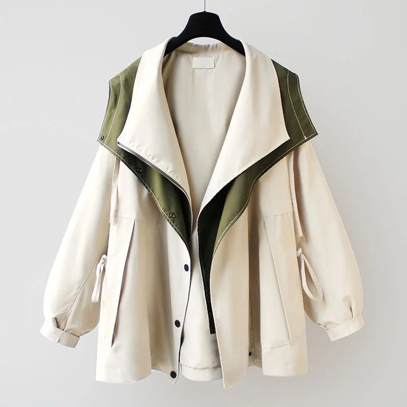 Elara Two-Tone Windbreaker