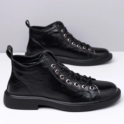 Bennett Leather Lace Boots