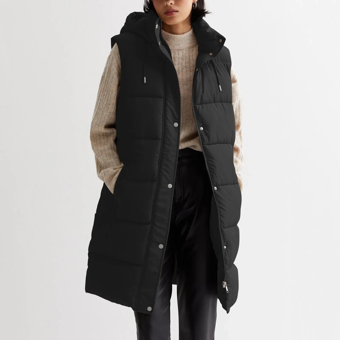 Astoria Sleeveless Hooded Parka