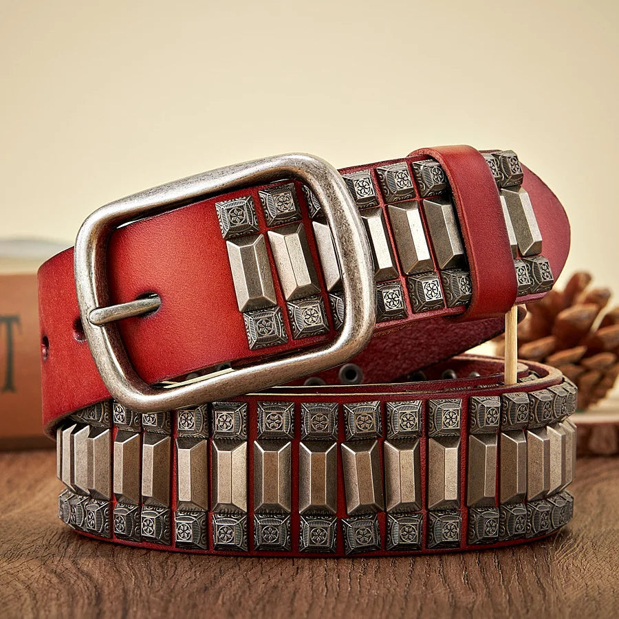 Motown Genuine Leather Belt