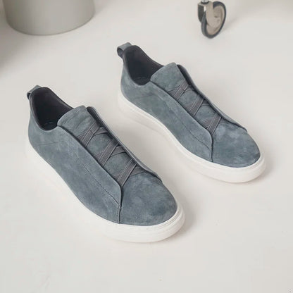 Dorian Genuine Suede Slip-On Sneakers