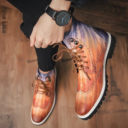 Northfield Brogue Lace Boots