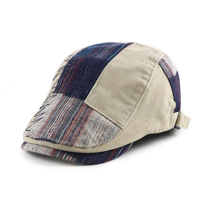 Metro Patchwork Flat Cap