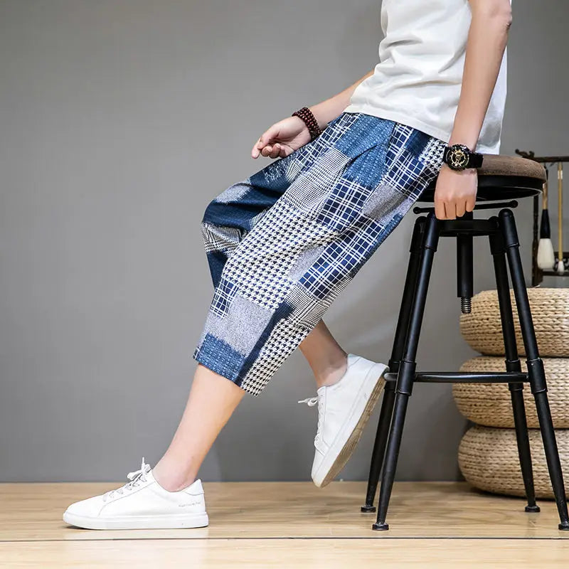 Keiji Patchwork Shorts